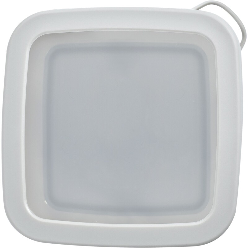 Een afbeelding van Hip Schaal met deksel vierkant 900ml grijs