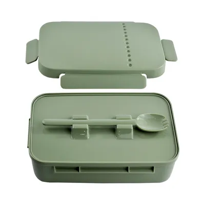 pdp-image-Hip Lunchbox met spork groen