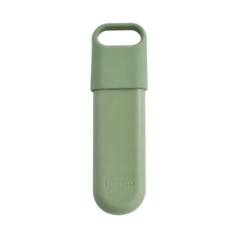 Rietje squeaky clean met houder groen