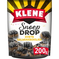 Snoepdrop  zoete salmiakboksjes