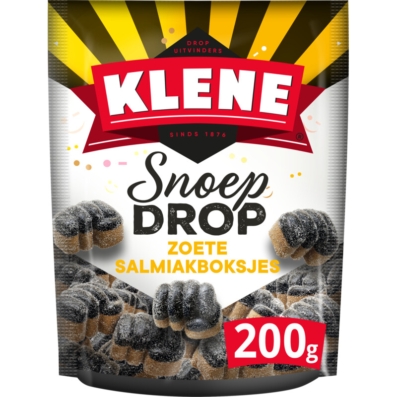 Een afbeelding van Klene Snoepdrop zoete salmiakboksjes