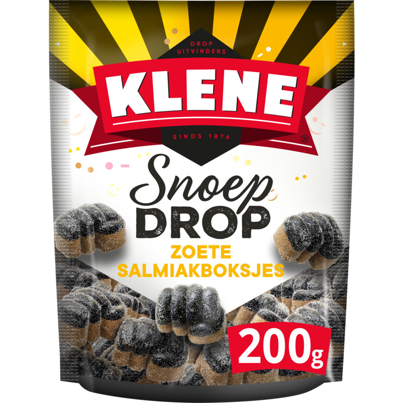 Een afbeelding van Klene Snoepdrop zoete salmiakboksjes