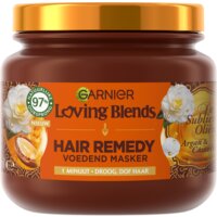 Een afbeelding van Loving Blends Hair remedy argan & camelia masker