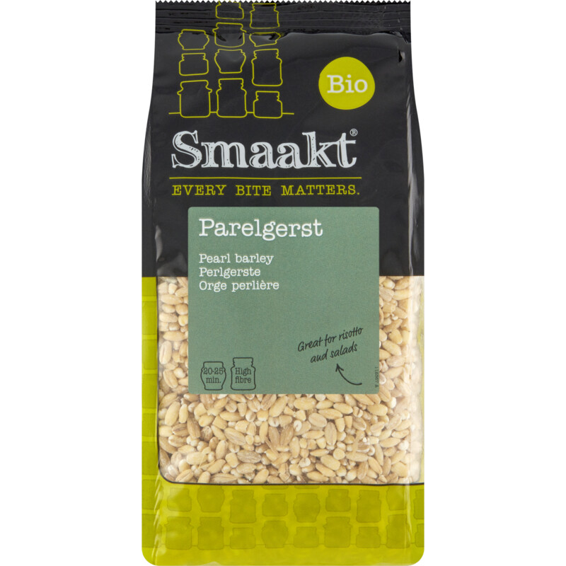 Een afbeelding van Smaakt Gerst gepareld