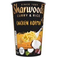 Een afbeelding van Sharwoods Curry & rice chicken korma