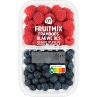 Een afbeelding van AH Fruitmix framboos blauwe bes