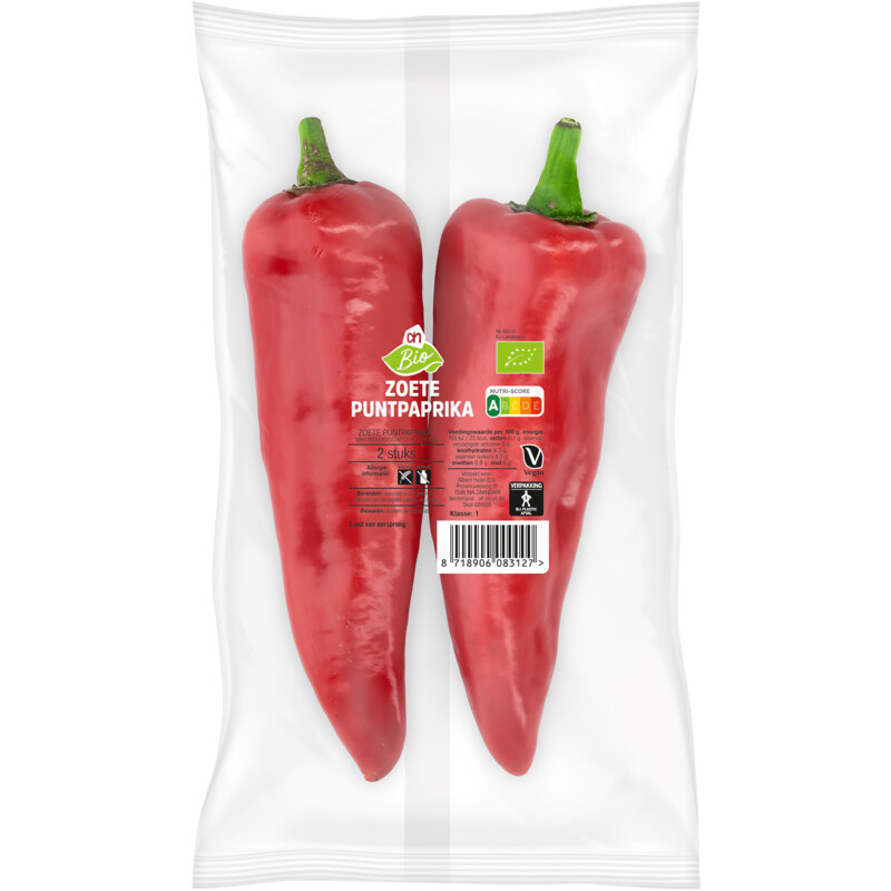 Een afbeelding van AH Biologisch Zoete puntpaprika