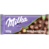 Een afbeelding van Milka Chocoladereep hele hazelnoot