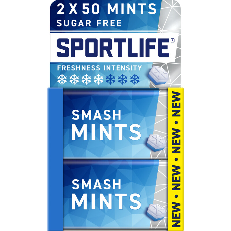 Sportlife Smashmint 2pack sugar free mints reserveren Albert Heijn