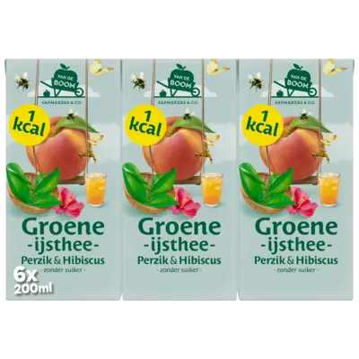 pdp-image-Van de Boom Groene ijsthee perzik & hibiscus 6-pack