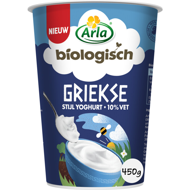 Een afbeelding van Arla Biologische Griekse stijl yoghurt