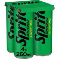 Een afbeelding van Sprite Zero sugar lemon-lime 4-pack