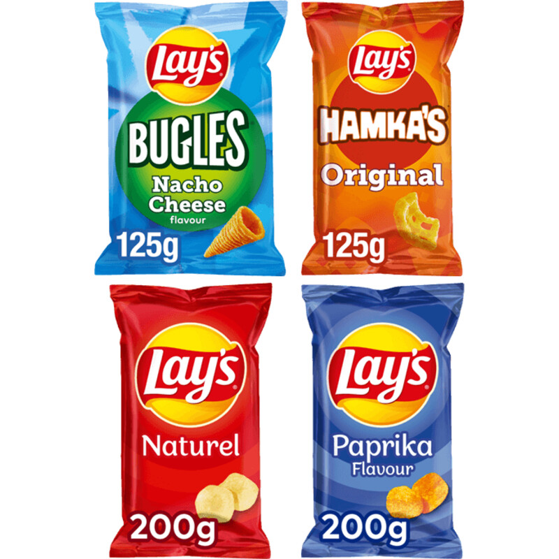 Lay's chips borrel snack & feest pakket bestellen Albert Heijn