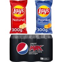 Een afbeelding van Pepsi Lay's cola chips voetbal pakket