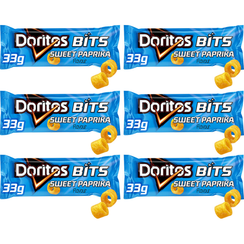 Doritos Bits paprika tortilla chips 6x bestellen Albert Heijn