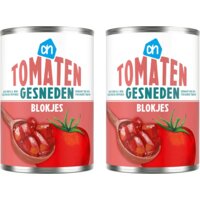 Een afbeelding van AH Tomatenblokjes gesneden 2x