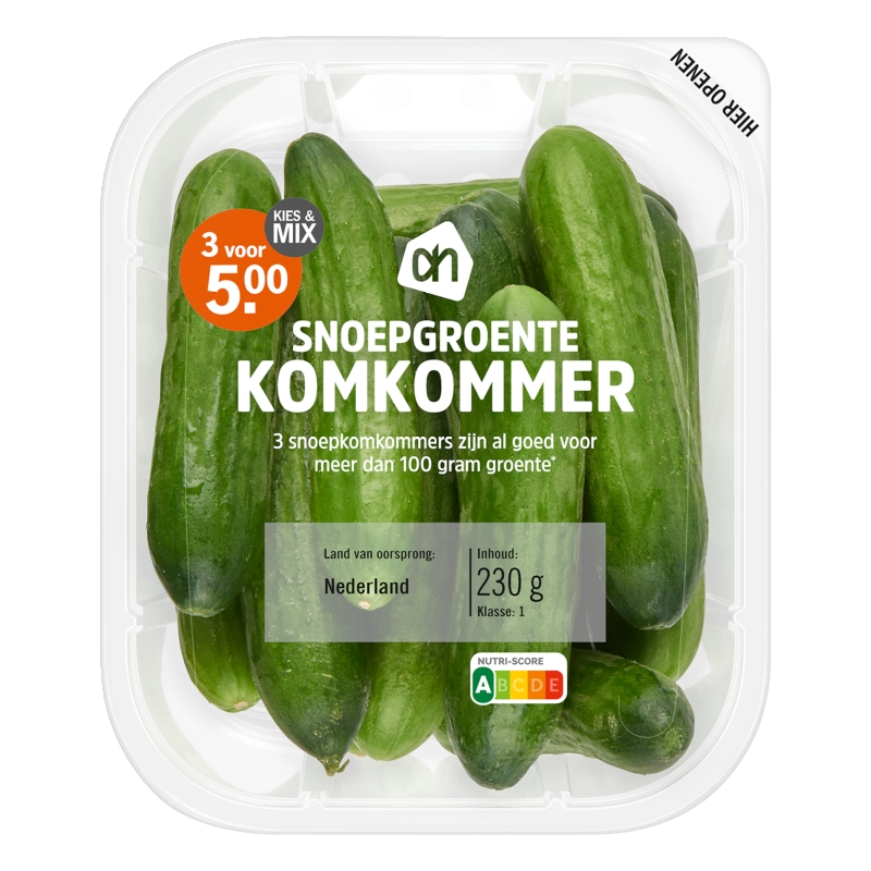 AH Snoepgroente komkommer
