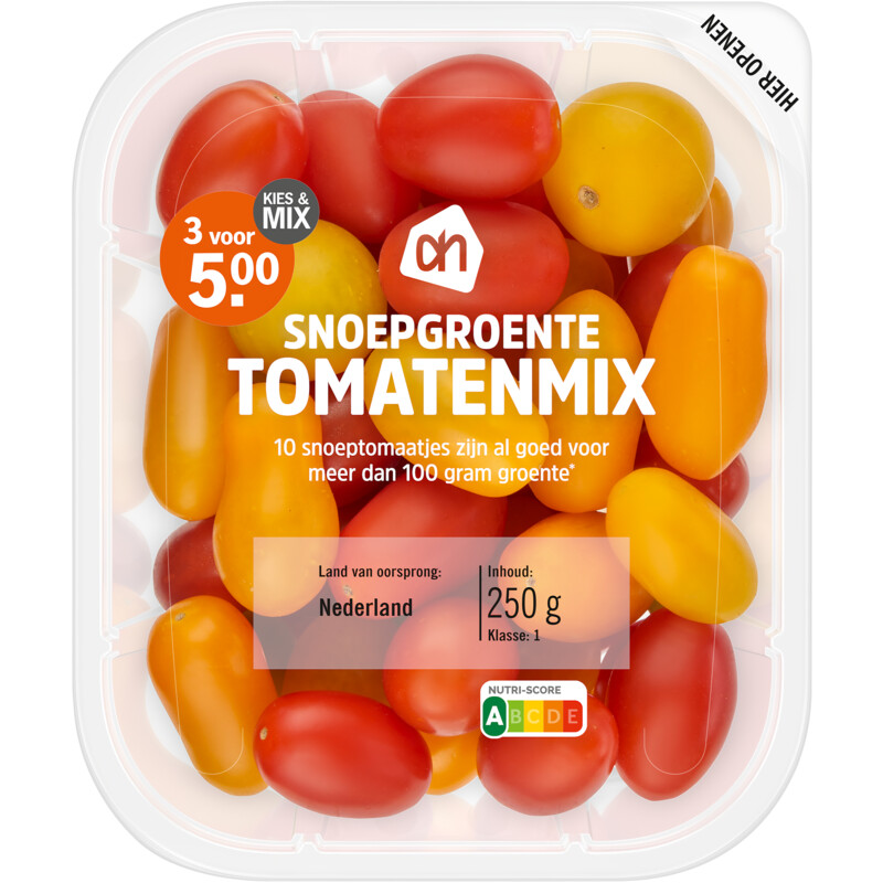 Een afbeelding van AH Snoepgroente tomatenmix