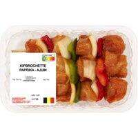 Een afbeelding van Plukon Kip spies paprika bel