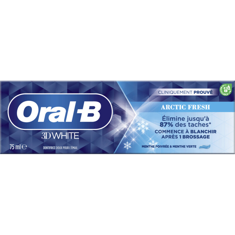 Een afbeelding van Oral-B 3D white artic fresh tandpasta