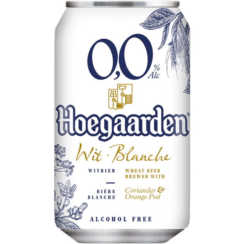 Een afbeelding van Hoegaarden wit 0.0% BEL