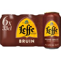 Een afbeelding van Leffe Bruin Belgisch abdijbier 6-pack