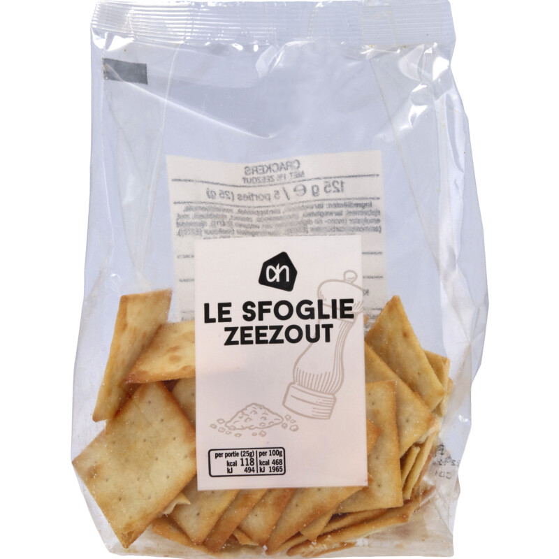 Een afbeelding van AH Le sfoglie toast met zeezout