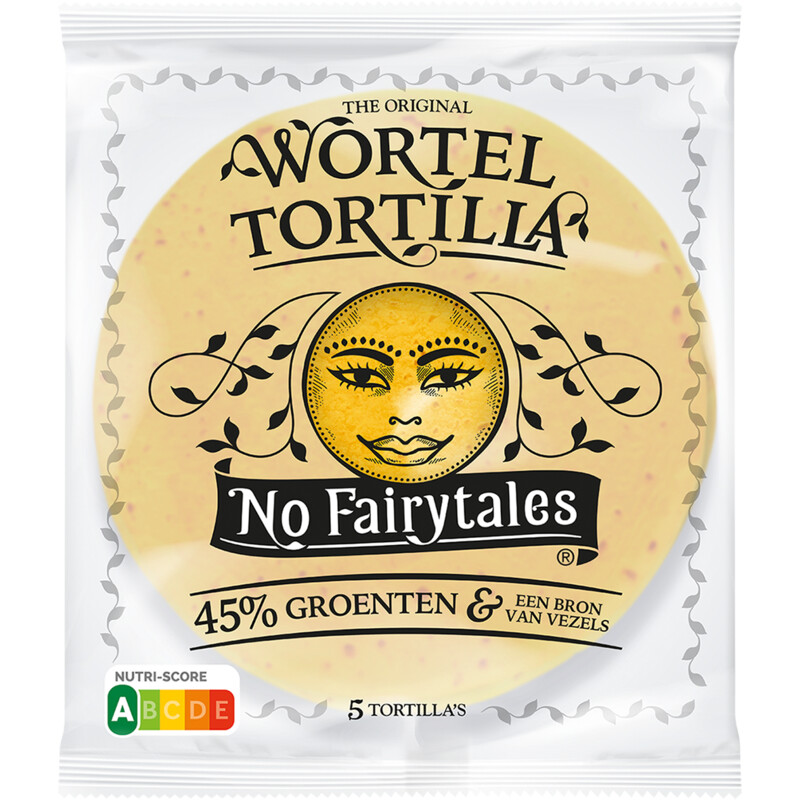 Een afbeelding van No Fairytales Wortel tortilla
