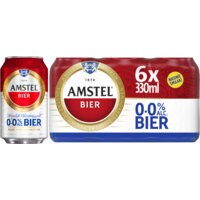 Een afbeelding van Amstel Pilsener bier 0.0 6-pack