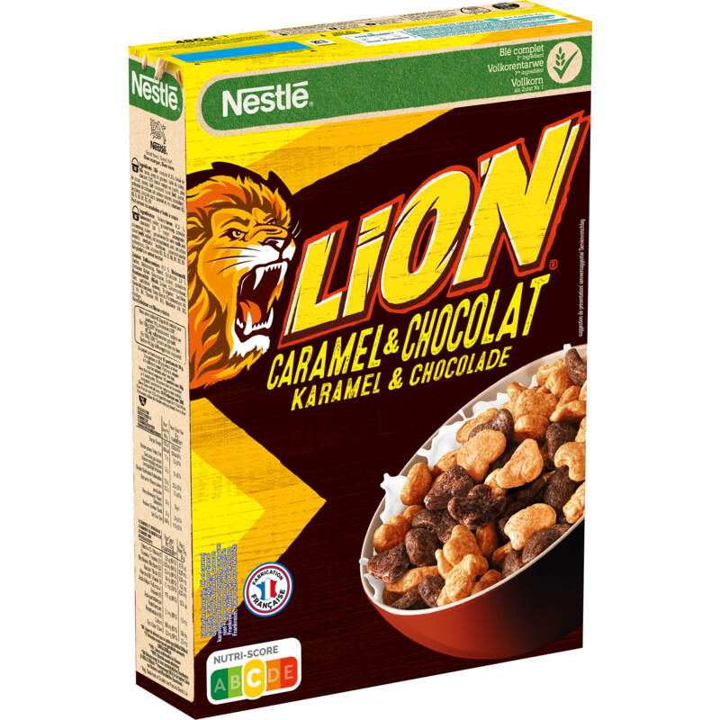 Een afbeelding van Nestlé Lion karamel & chocolade cereals