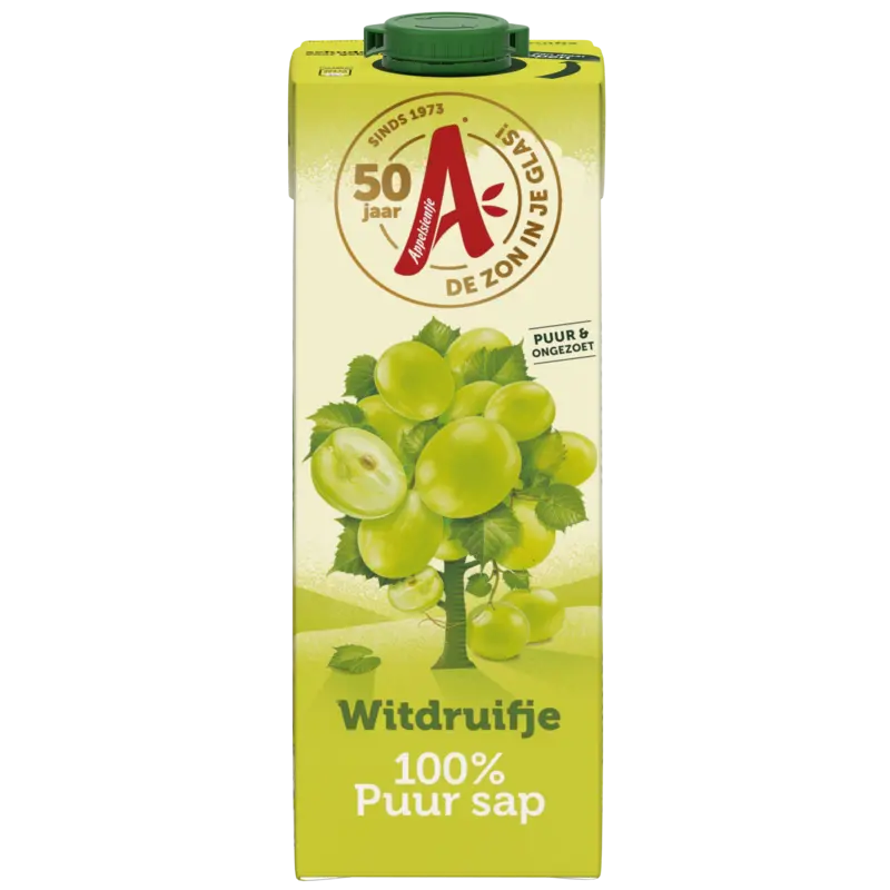 Witdruifje 100% puur sap