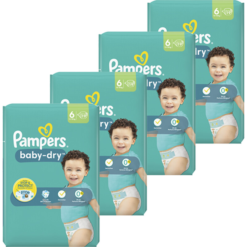 Saai Vertolking Fantastisch Pampers Baby Dry luiers maat 6 voordeelpakket bestellen | Albert Heijn