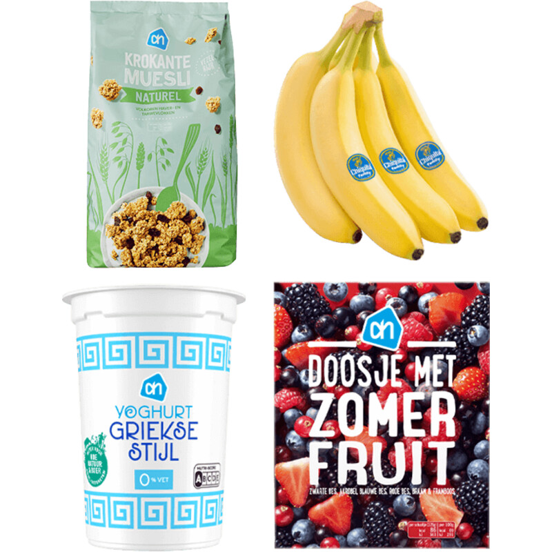Een afbeelding van Chiquita banaan smoothiebowl pakket