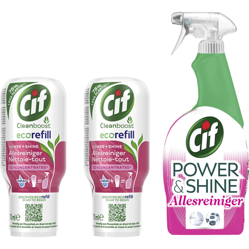 Een afbeelding van Cif Allesreiniger + Refil voordeelpakket