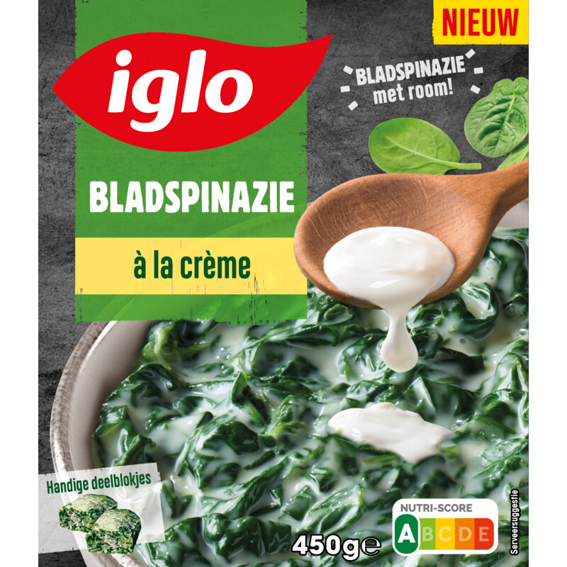 Een afbeelding van Iglo Bladspinazie á la crème
