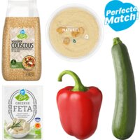 Een afbeelding van AH Couscous met groenten en feta pakket	