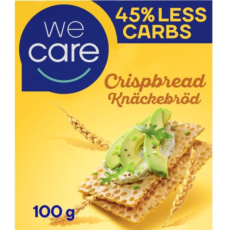 Wecare Lower carb crispbread