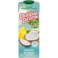 DubbelDrank Ananas & kokos met appel