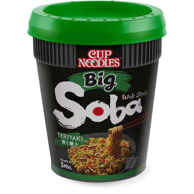 Een afbeelding van Nissin Soba big cup noodles teriyaki
