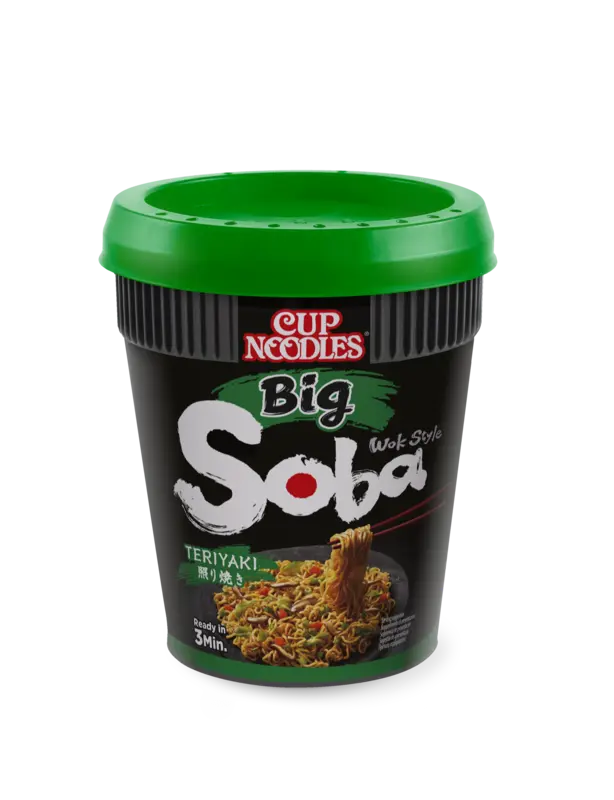 Nissin Soba big cup noodles teriyaki