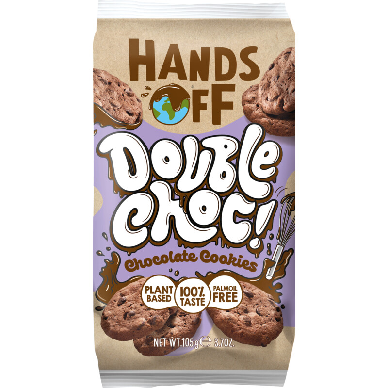 Een afbeelding van Hands Off Double choc! chocolate cookies