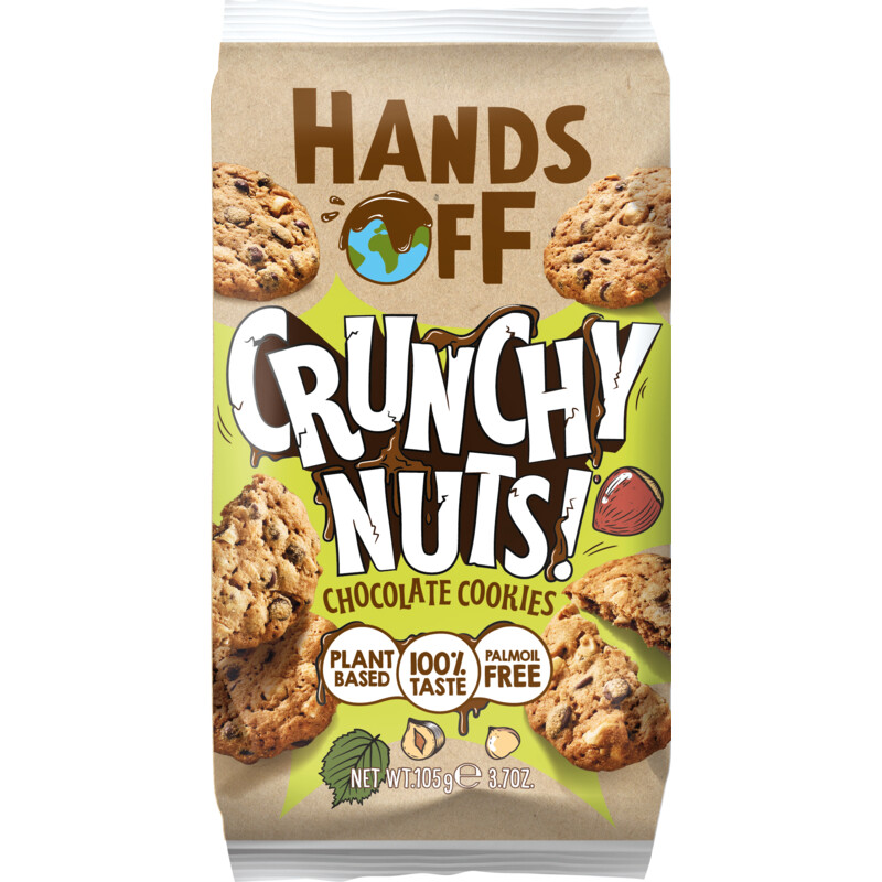 Hands Off Crunchy nuts! chocolate cookies bestellen Albert Heijn