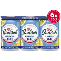 Een afbeelding van Grolsch Radler citroen 0.0 minder zoet 6-pack