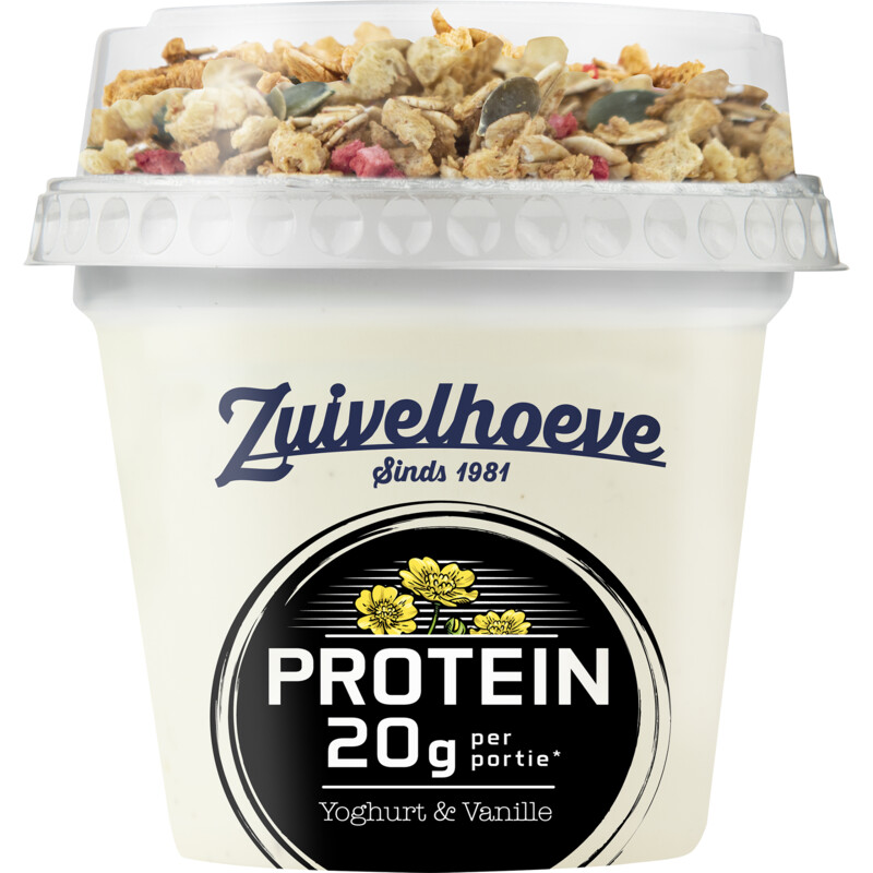 Zuivelhoeve Protein yoghurt vanille reserveren Albert Heijn