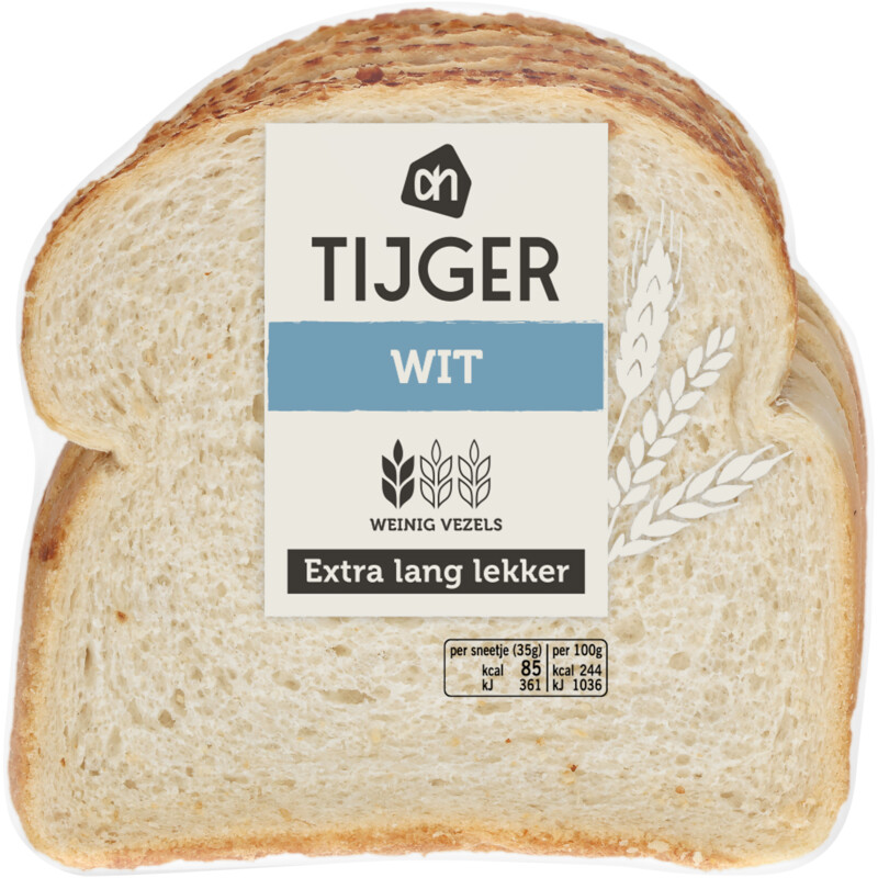 Een afbeelding van AH Extra lang lekker tijger wit half
