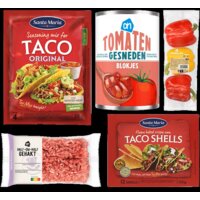 Een afbeelding van Santa Maria Taco pakket met gehakt 4 personen
