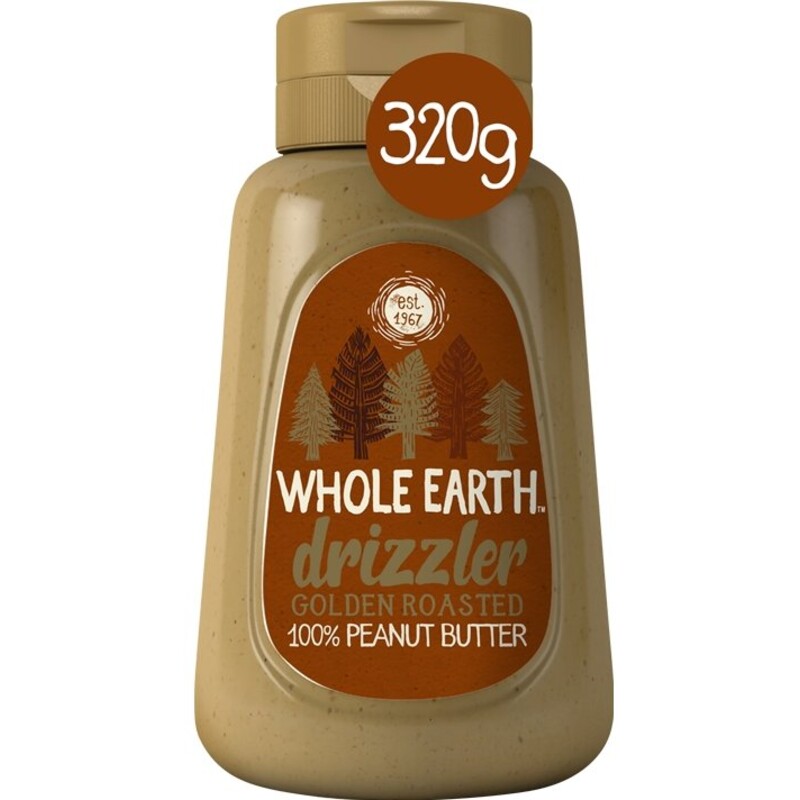 Een afbeelding van Whole earth Drizzler golden roasted peanut butter