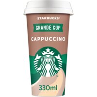 Een afbeelding van Starbucks Cappucino grande cup