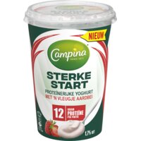 Een afbeelding van Campina Sterke start yoghurt aardbei