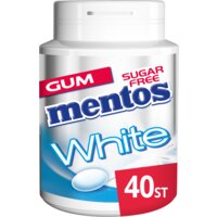 Een afbeelding van Mentos Gum White Sweet Mint